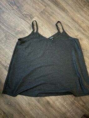 torrid Black sequin V-Neck Spaghetti Strap Camisole